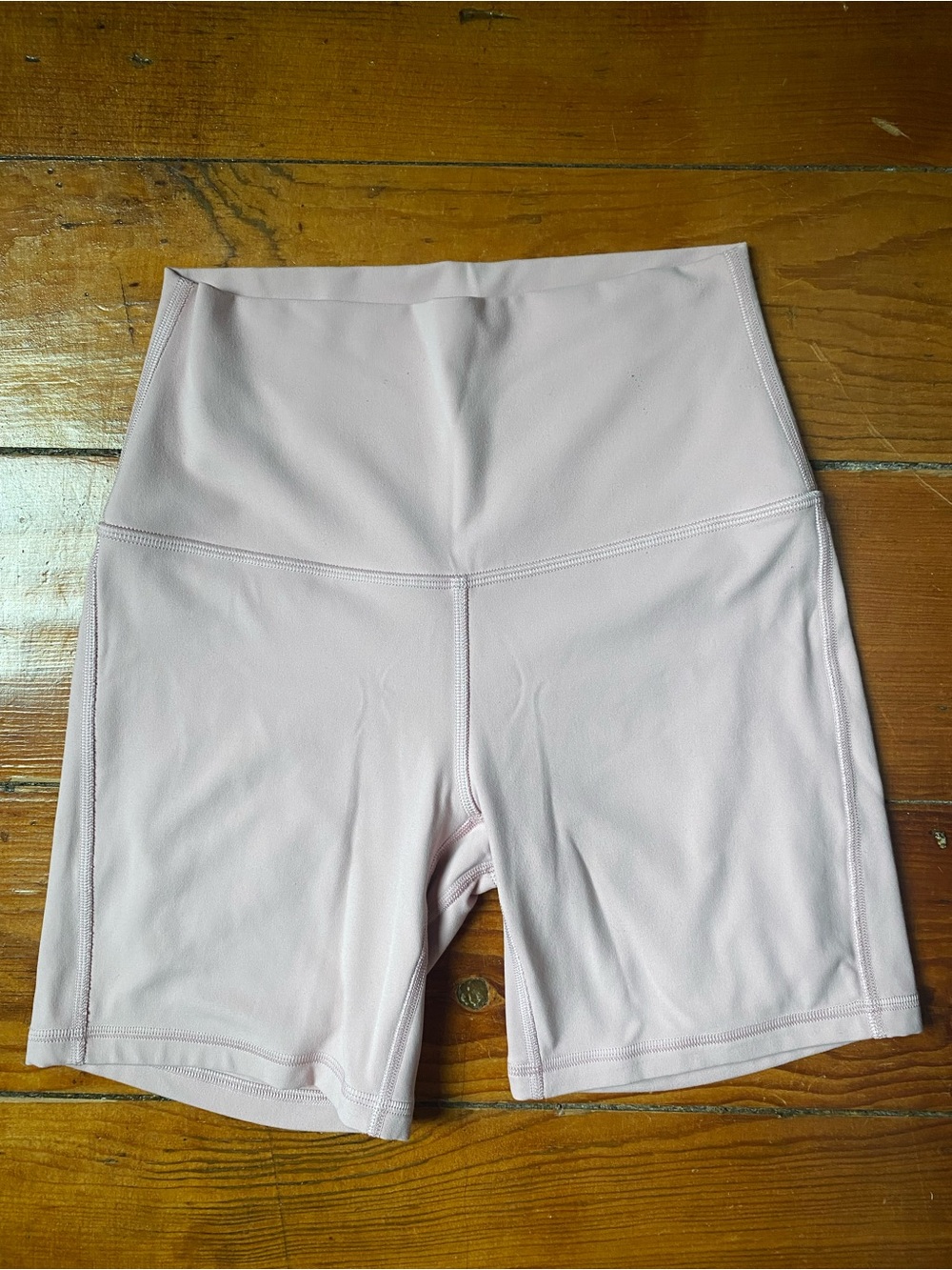 Pink Lululemon Biker Shorts